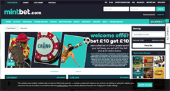 Desktop Screenshot of mintbet.com